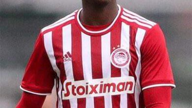 Algassime Bah cette saison avec l'équipe réserve de l'Olympiacos